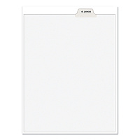 Avery-Style Preprinted Legal Bottom Tab Divider, 26-Tab, Exhibit B, 11 x 8.5, White, 25/PK 25 x Divider(s) - 25 Printed Tab(s) - Character - EXHIBIT B - 1 Tab(s)/Set - 8.5" Divider Width x 11" Divider Length - Letter - White Paper Divider - White  (11941)