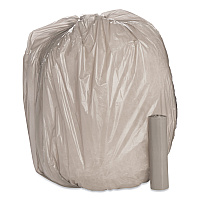 AbilityOne 8105015171379, SKILCRAFT Linear Low Density Can Liners, 45 gal, 1 mil, 40" x 46", Gray, 40/Box