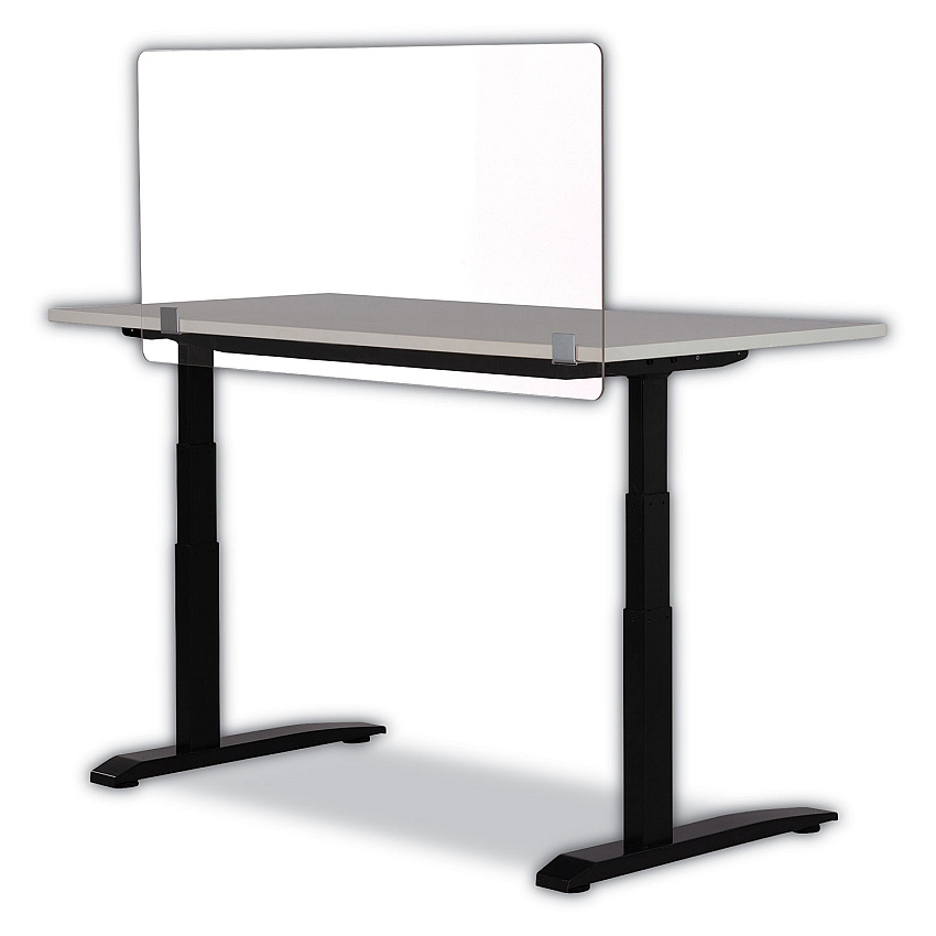 Safco 7516 Series Wellness Panel, 47.5 x 2.5 x 23.5, Acrylic, Clear (7516CL)