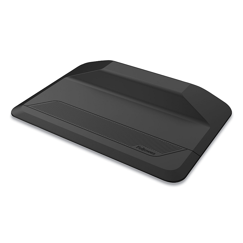 Fellowes ActiveFusion Anti-Fatigue Mat, Rectangular; Beveled Edges, 36" x 24", Black Floor, Workstation - 35.75" Width x 23.500" Depth x 3.500" Thickness - Rectangular - Black - 1 Each (8707102)