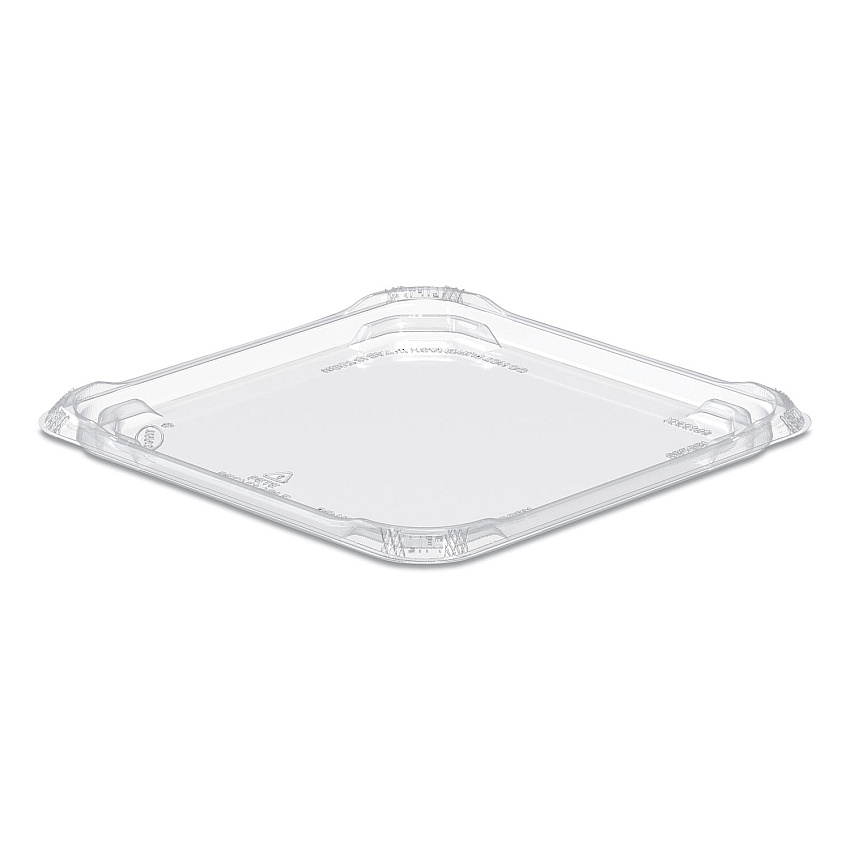 Tamperguard Snack Box Lid, 5.9 X 5.9 X 0.4, Clear, Plastic, 300/carton