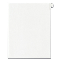 Avery Preprinted Legal Exhibit Side Tab Index Dividers, Allstate Style, 10-Tab, 1, 11 x 8.5, White, 25/Pack (82199)