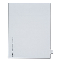 Avery Preprinted Legal Exhibit Side Tab Index Dividers, Allstate Style, 10-Tab, 3, 11 x 8.5, White, 25/Pack (82201)