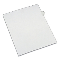 Avery Preprinted Legal Exhibit Side Tab Index Dividers, Allstate Style, 10-Tab, 7, 11 x 8.5, White, 25/Pack 25 x Divider(s) - Side Tab(s) - 7 - 1 Tab(s)/Set - 8.5" Divider Width x 11" Divider Length - Letter - 8.50" Width x 11" Length - White Pape (82205)