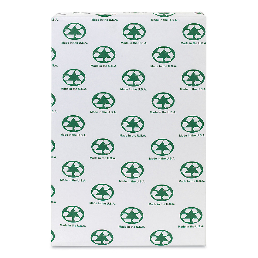 American Eagle Paper Mills Recycled Multipurpose Paper, 92 Bright, 20 lb Bond Weight, 8.5 x 14, White, 500/Ream (31550502RM)