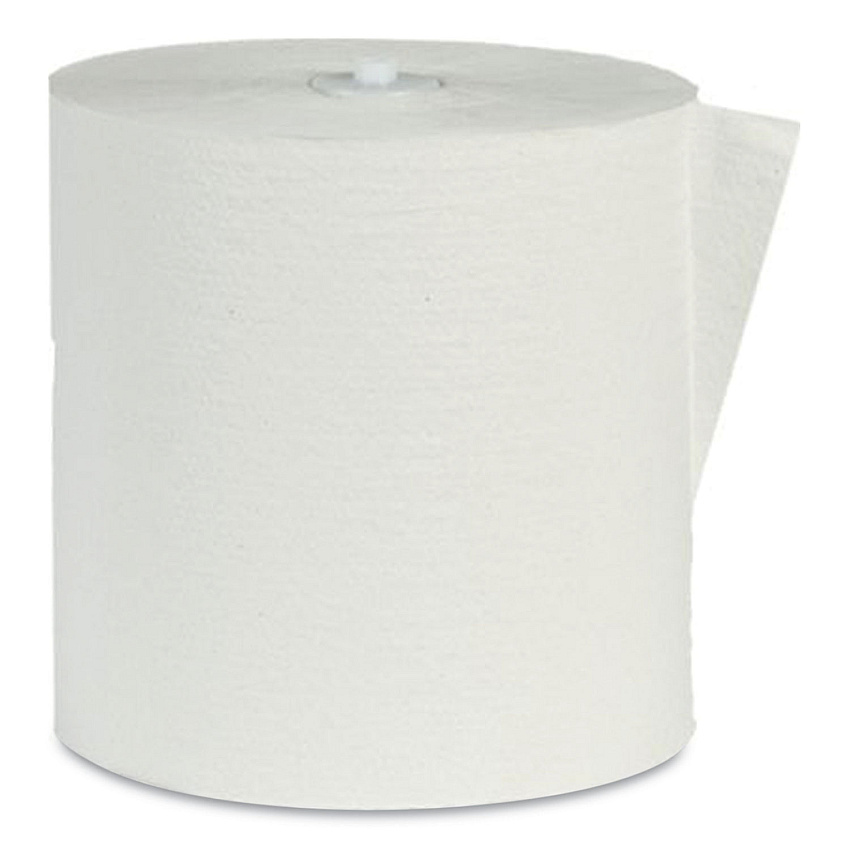 Eco Green Recycled Hardwound Paper Towels, 1-Ply, 7.87" x 900 ft, White, 6 Rolls/Carton (WL9012)