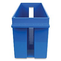 CONTROLTEK Extra-Capacity Coin Tray, Nickels, 1 Compartment, Denomination and Capacity Etched On Side, 10.5 x 4.75 x 5, Plastic, Blue (560164)