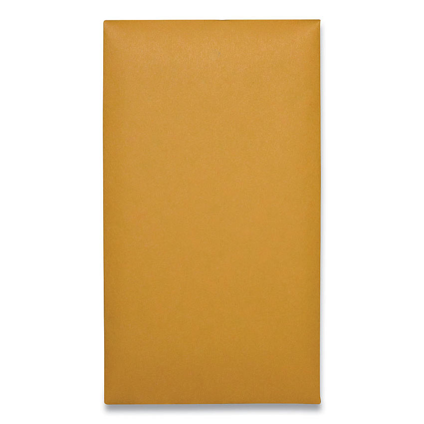 Quality Park Kraft Coin and Small Parts Envelope, #6, Square Flap, Clasp/Gummed Closure, 3.38 x 6, Brown Kraft, 100/Box Clasp - 3 3/8" Width x 6" Length - 28 lb - Gummed - Brown - Kraft - 100 / Box (37010)