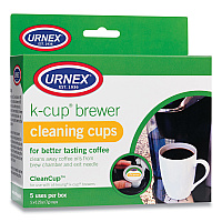 Urnex CleanCup Coffee Pod Brewer Cleaning Cups, 0.25 oz Cup, 5/Pack (70135)