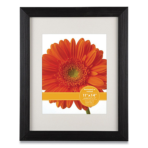 Victory Light Woodtone Poster Frame with Mat, 8 x 10 Insert, Cappuccino (1068275B1114)