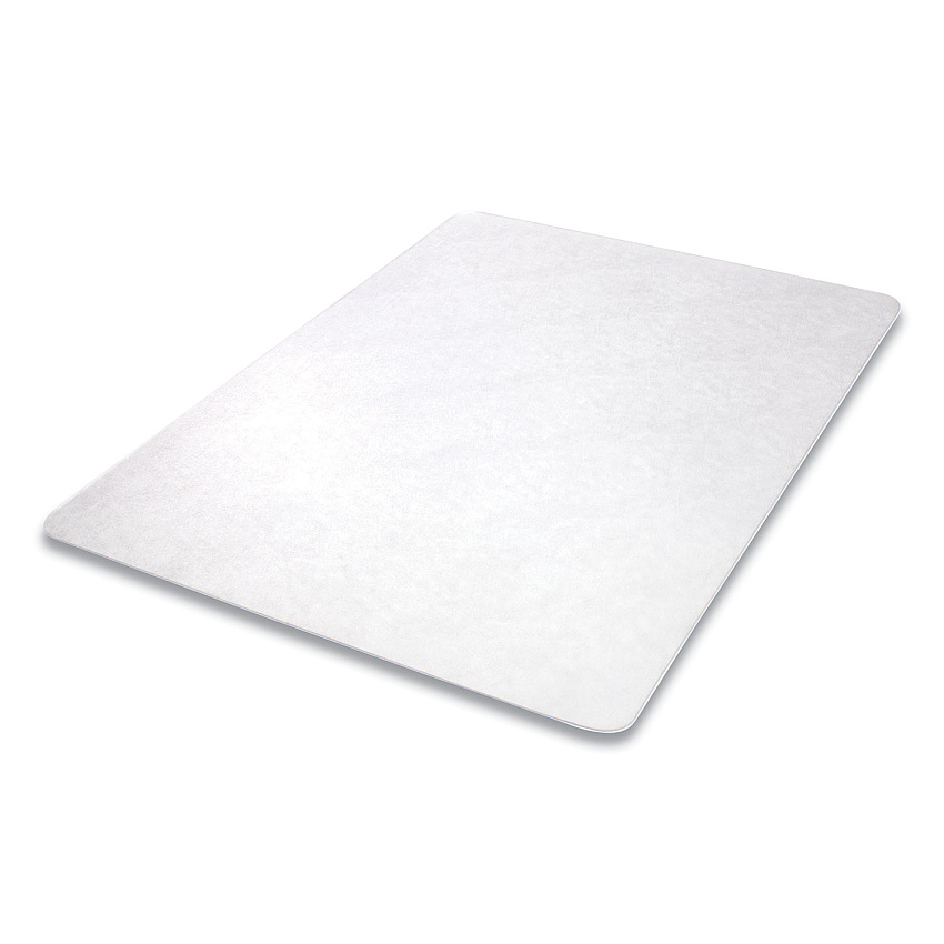 Deflecto Antimicrobial Chair Mat, Medium Pile Carpet, 60 x 46, Rectangular, Clear (CM14442FAM)