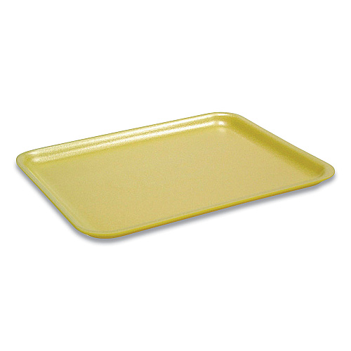 Pactiv Supermarket Tray, #17S, 8.4 x 4.5 x 0.7, Yellow, Foam, 1,000/Carton (51P317S)