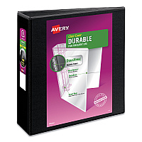 Avery Durable View Binder with DuraHinge and Slant Rings, 3 Rings, 3