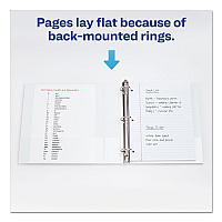 Avery Durable View Binder with DuraHinge and EZD Rings, 3 Rings, 1