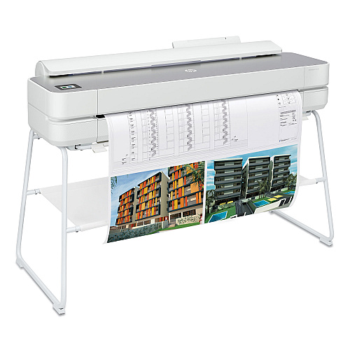 HP DesignJet Studio 36" Steel Large-Format Wireless Plotter Printer (5HB14C)