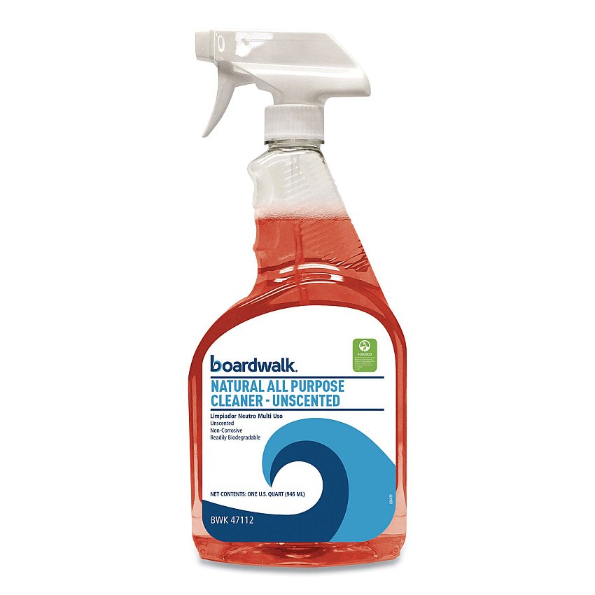 Boardwalk&reg; All-Natural Bathroom Cleaner, 32 oz, 12 Spray Bottles (BWK47712)