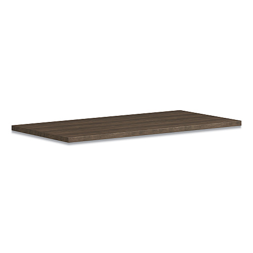 HON Coze Writing Desk Worksurface, Rectangular, 48" x 24", Florence Walnut (HLCR2448LF1)