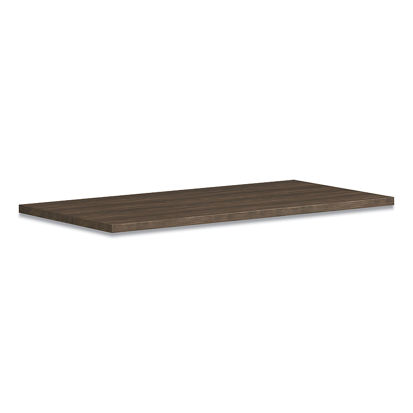 HON Coze Writing Desk Worksurface, Rectangular, 48" x 24", Florence Walnut (HLCR2448LF1)