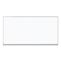 U Brands Magnetic Dry Erase Board with Aluminum Frame, 95 x 47, White Surface, Silver Frame (2891U0001)