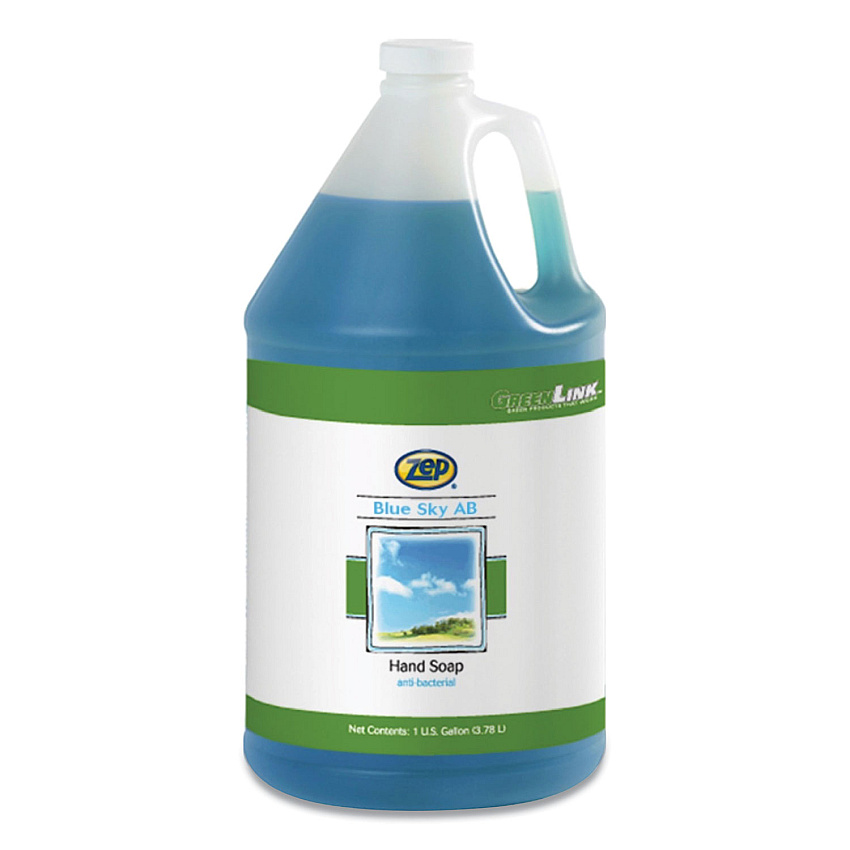 Zep Blue Sky AB Antibacterial Foam Hand Soap Refill, Clean Open Air Scent, 1 gal, 4/Carton (332124)