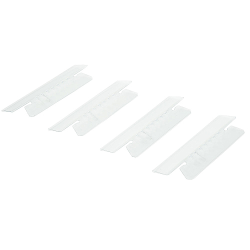 AbilityOne 7510013754510, SKILCRAFT Tabs for Hanging File Folders, 1/3-Cut, Clear, 3.5" Wide, 25/Pack