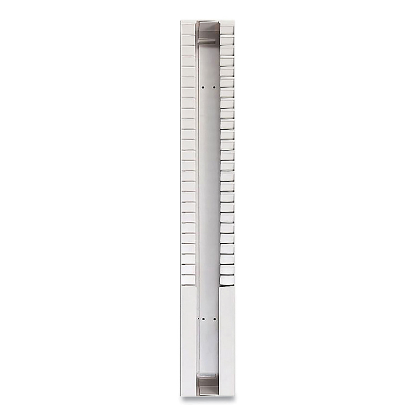 Pyramid Time Card Rack, 25 Pockets, Plastic, Light Gray (4003)