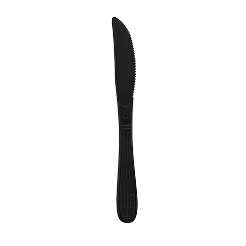 Knife Heavyweight Polysty Ebony, Case Of 1000 (CPSHWKNBKE1)