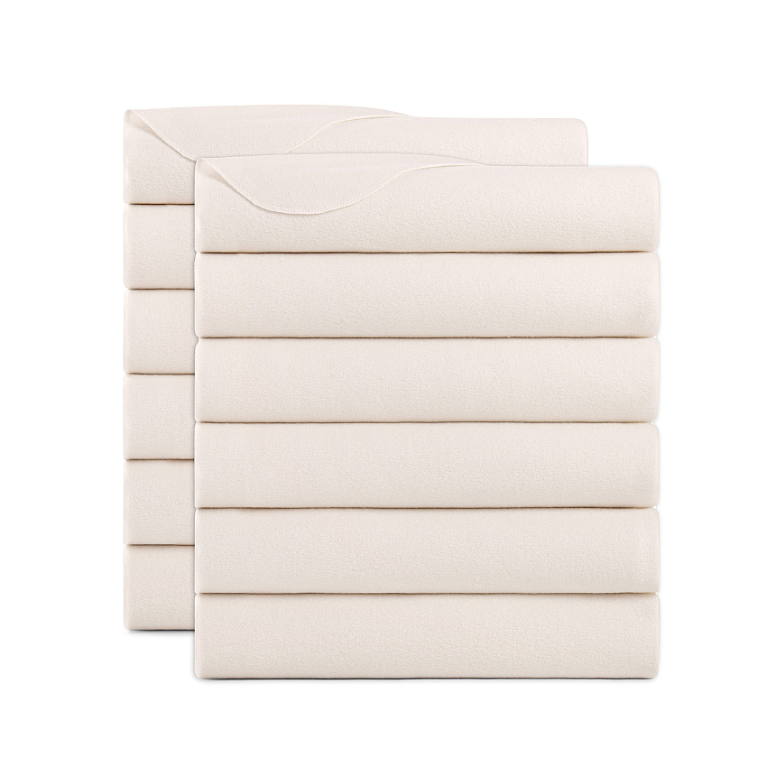 Cozy Soft Polar Fleece Throw 50x60 Ivory - Case Of 12 (FLC-PLR-5060-IV)