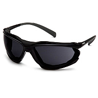 Proximity Foam Padded Safety Glasses, Gray Anti-fog Lens, Black Frame - 1 Each (SB9323ST)
