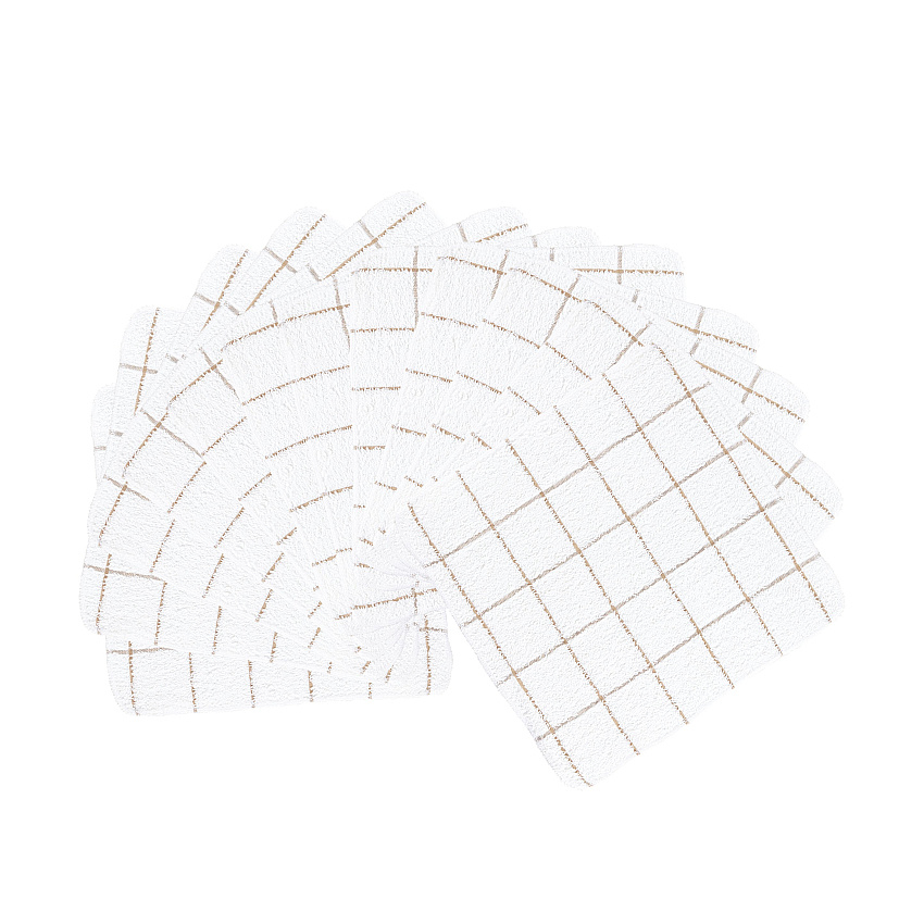 Cooks Linen Dishcloth 12x12 Tan - Case Of 144 (DISH-TAN-CS)