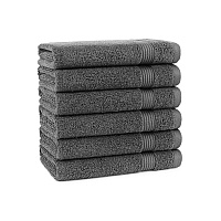 Host & Home Hand Towel 16x28 Dark Grey - Case Of 60 (HT-HH1628-DG-CS)