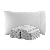 Host & Home Microfiber Pillowcase King Grey - Case Of 72 (MFP-2040-GY)