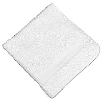 Plus Crescent Washcloth 12x12 White - Pack Of 60 (P-PLUS-1212-1)