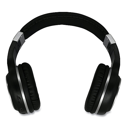 Morpheus 360 SERENITY Stereo Wireless Headphones with Microphone, 3 ft Cord, Black/Silver (HP5500B)