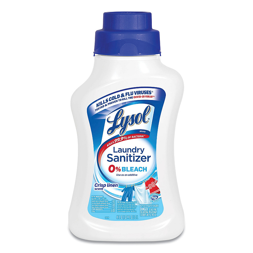 Lysol&reg; Liquid Laundry Sanitizer, Crisp Linen Scent, 41 oz. Bottle (95871)