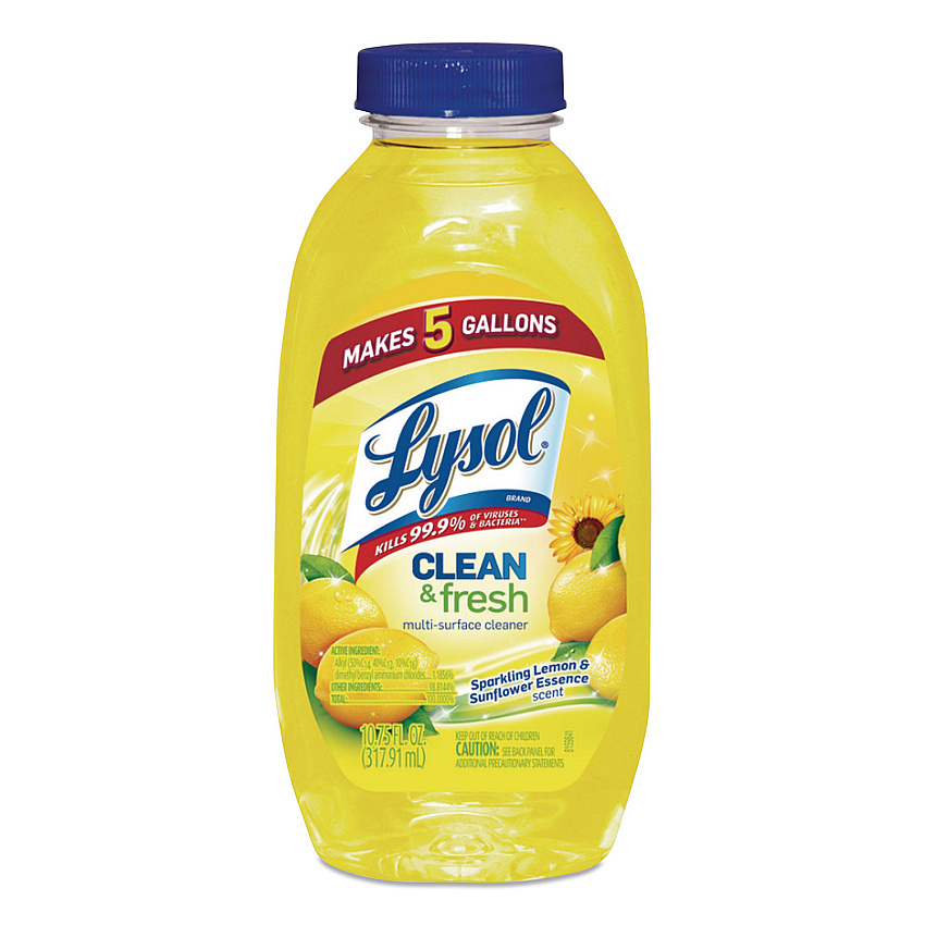 Lysol&reg; Multi-Surface Cleaner, Lemon and Sunflower, 10.75 oz, 20/CT (93805CT)