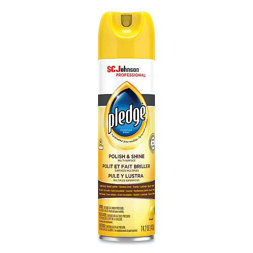 Pledge Furniture Polish, Lemon, 14.2 oz Aerosol Spray (301168EA)