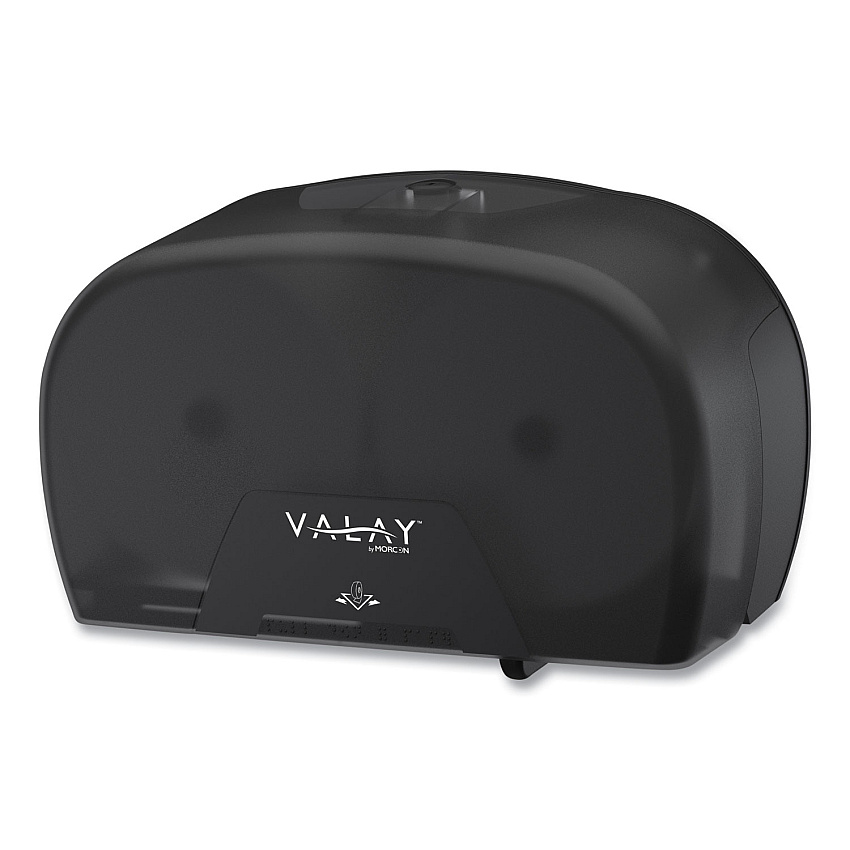 Morcon Paper Morsoft Plastic Small Core Tissue Dispenser, 5.4 x 8.51 x 13.55, Black (VT1006)