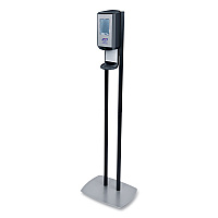 PURELL CS8 Hand Sanitizer Floor Stand with Dispenser, 1,200 mL, 13.5 x 5 x 28.5, Graphite (7418DS)
