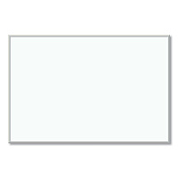 U Brands Melamine Dry Erase Board, 70 x 47, White Surface, Silver Frame (033U0001)