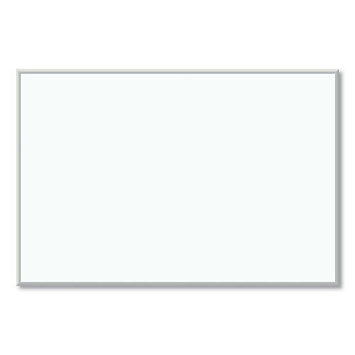 U Brands Melamine Dry Erase Board, 70 x 47, White Surface, Silver Frame (033U0001)