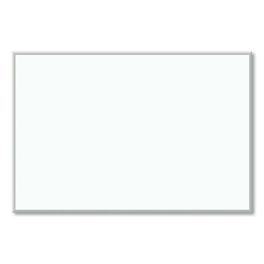 U Brands Melamine Dry Erase Board, 70 x 47, White Surface, Silver Frame (033U0001)