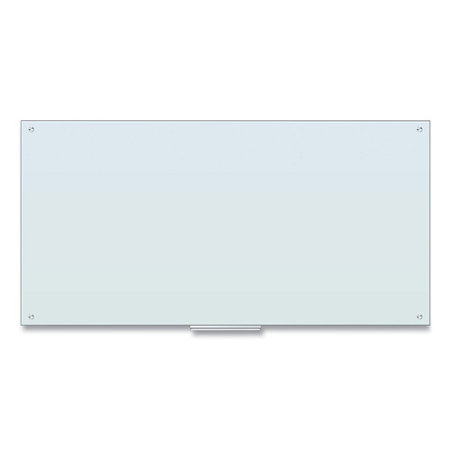 U Brands Glass Dry Erase Board, 70 x 35, White Surface (123U0001)