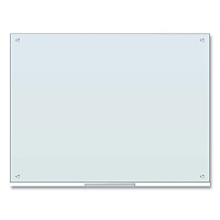 U Brands Glass Dry Erase Board, 47 x 35, White Surface (121U0001)