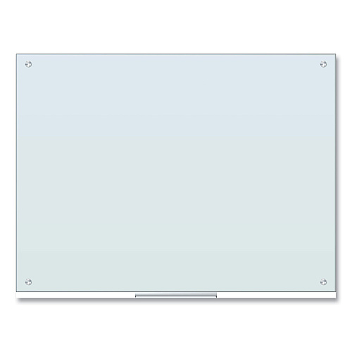 U Brands Glass Dry Erase Board, 47 x 35, White Surface (121U0001)