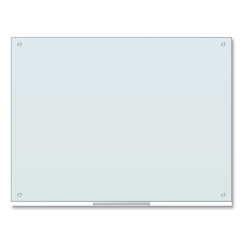 U Brands Glass Dry Erase Board, 47 x 35, White Surface (121U0001)