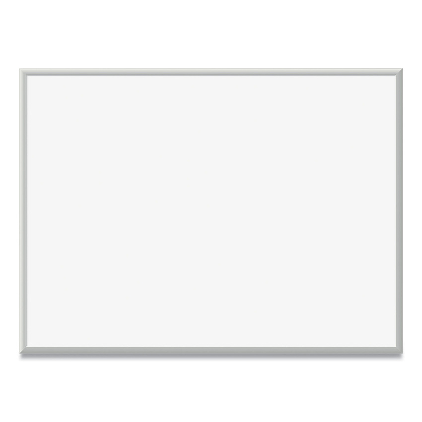 U Brands Magnetic Dry Erase Board with Aluminum Frame, 47 x 35, White Surface, Silver Frame (072U0001)