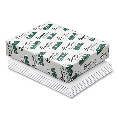 AbilityOne 7530015038441, SKILCRAFT Nature-Cycle Copy Paper, 92 Bright, 20 lb Bond Weight, 8.5 x 11, White, 500 Sheets/Ream (5038441RM)