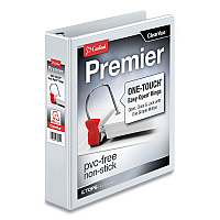 Cardinal Premier Easy Open ClearVue Locking Slant-D Ring Binder, 3 Rings, 1.5