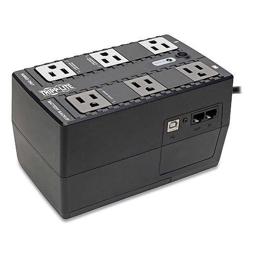Tripp Lite ECO Series Energy-Saving Standby UPS, 6 Outlets, 350 VA, 316 J (ECO350UPS)